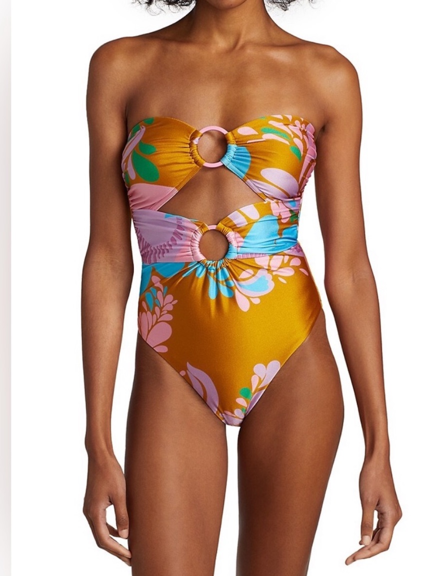 Zimmerman Teddy Double-Ring One-Piece Swimsuit